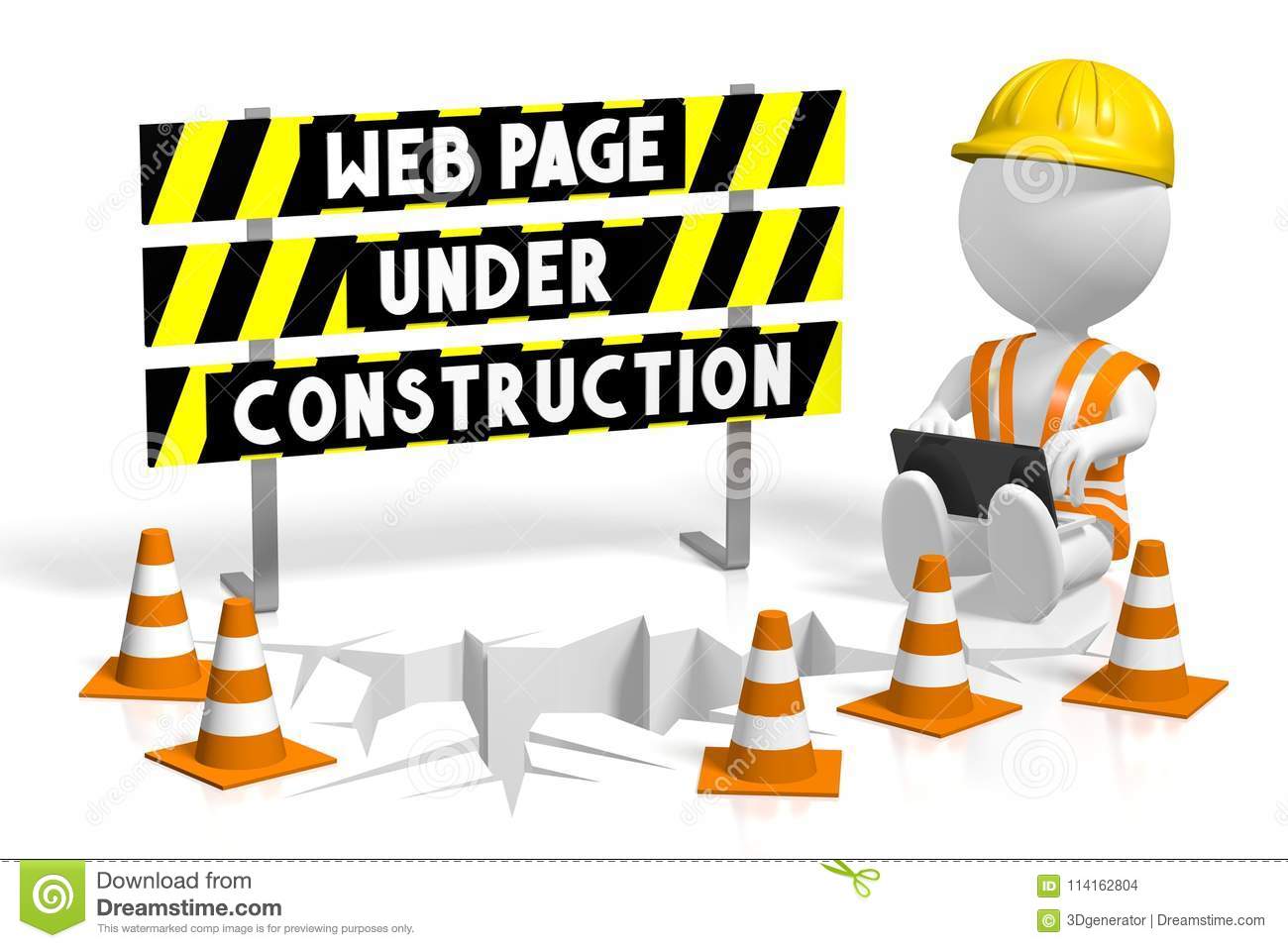 Detail Web Page Under Construction Image Nomer 5