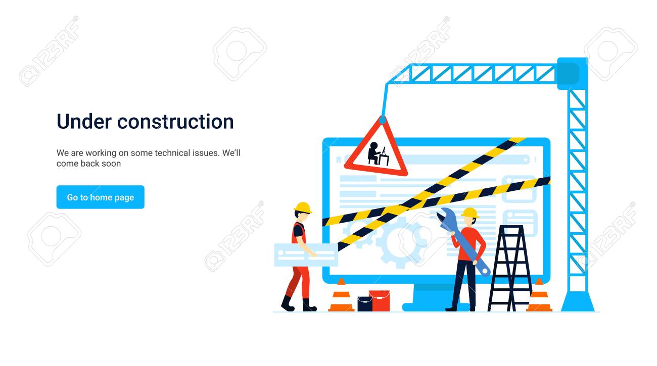 Detail Web Page Under Construction Image Nomer 47