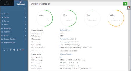 Detail Webmin Control Panel Nomer 21