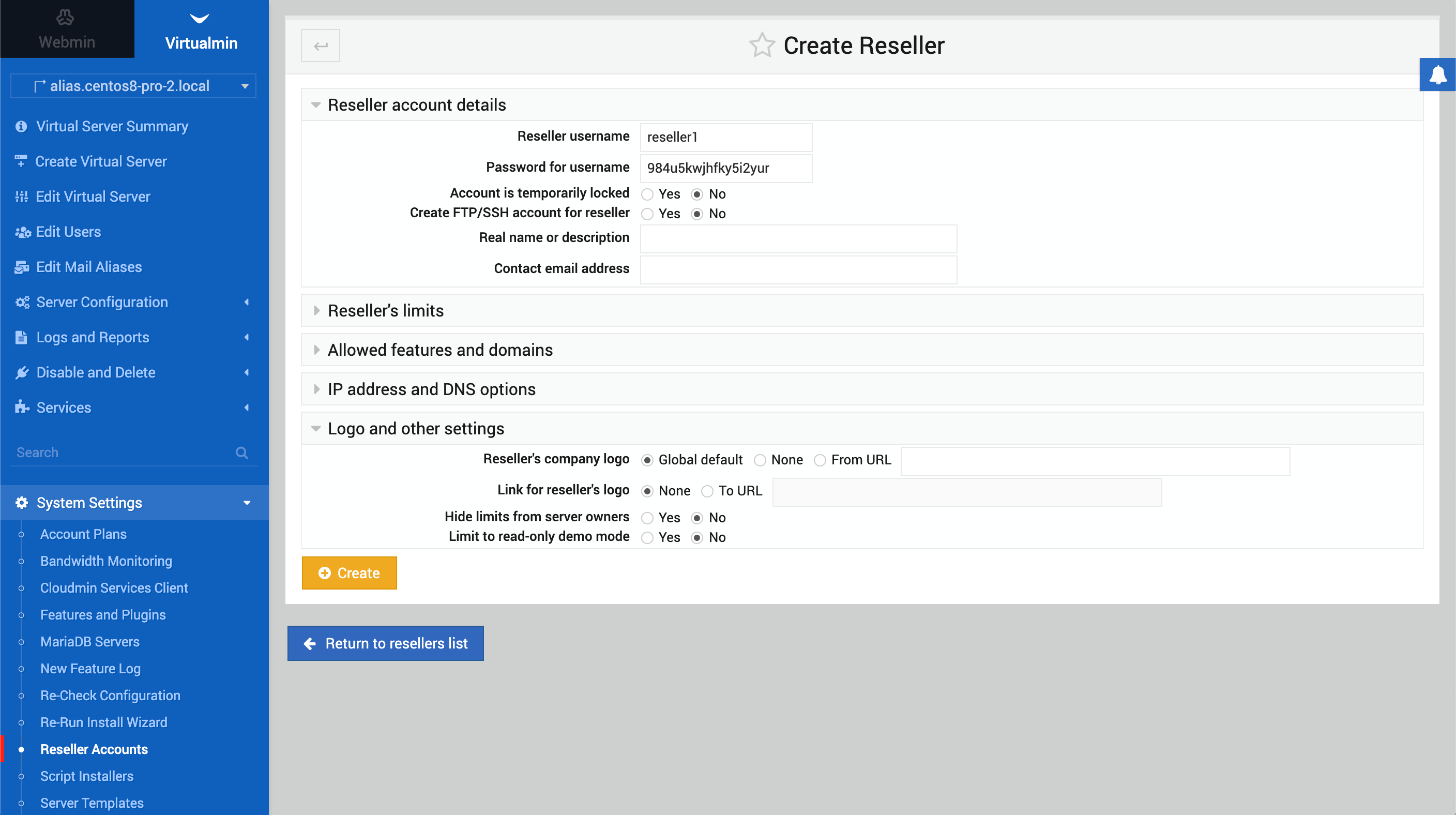 Detail Webmin Control Panel Nomer 27