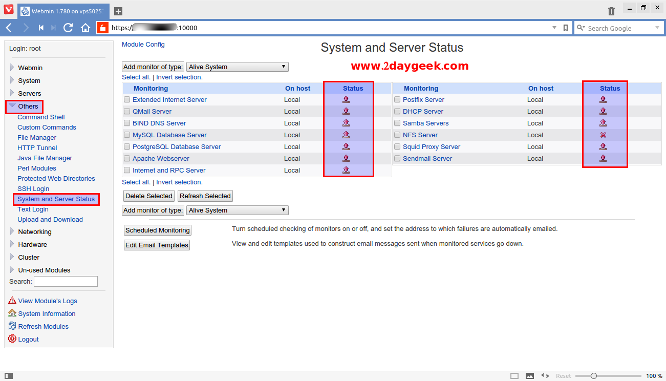 Detail Webmin Control Panel Nomer 29