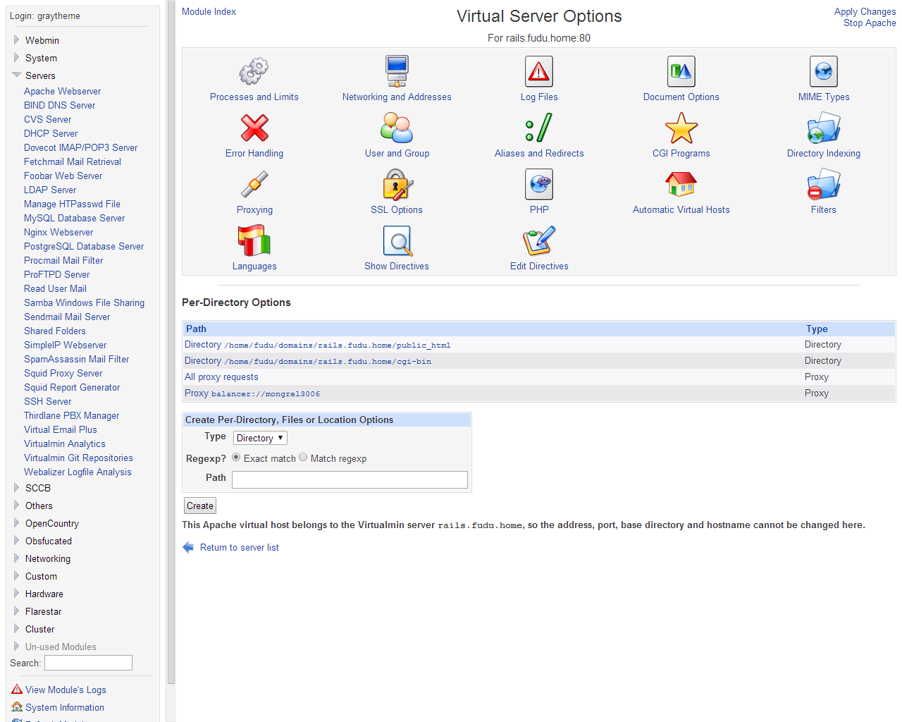 Detail Webmin Control Panel Nomer 35