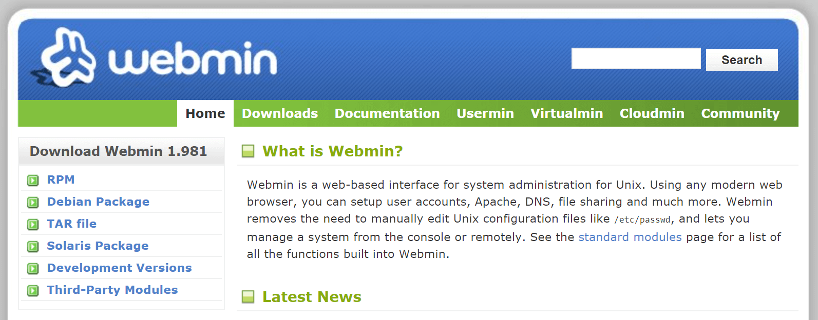 Detail Webmin Control Panel Nomer 55
