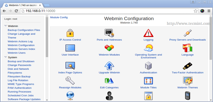 Detail Webmin Control Panel Nomer 9