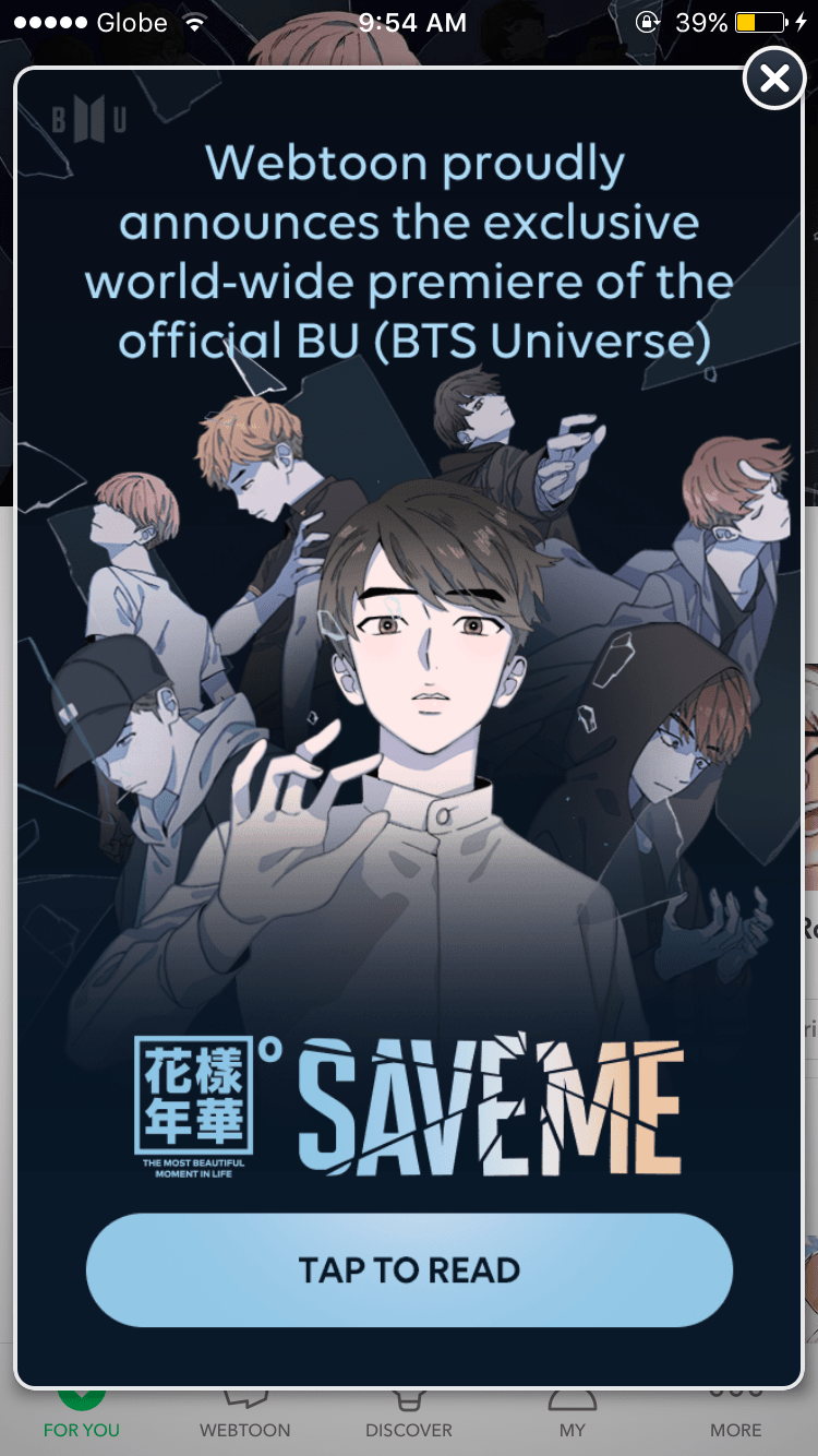 Detail Webtoon Bts Save Me Nomer 35