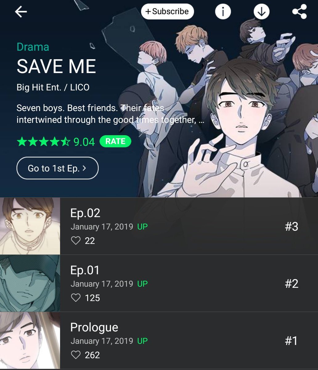 Detail Webtoon Bts Save Me Nomer 38