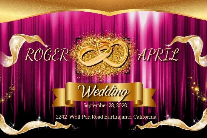 Detail Wedding Banner Background Nomer 3