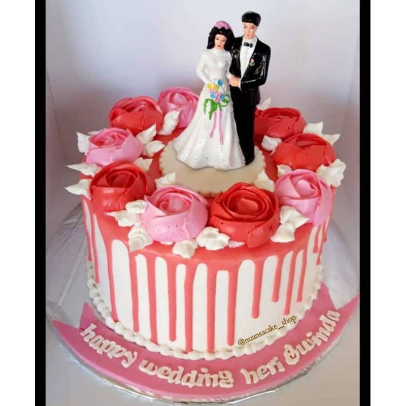 Detail Wedding Cake 1 Tingkat Nomer 10