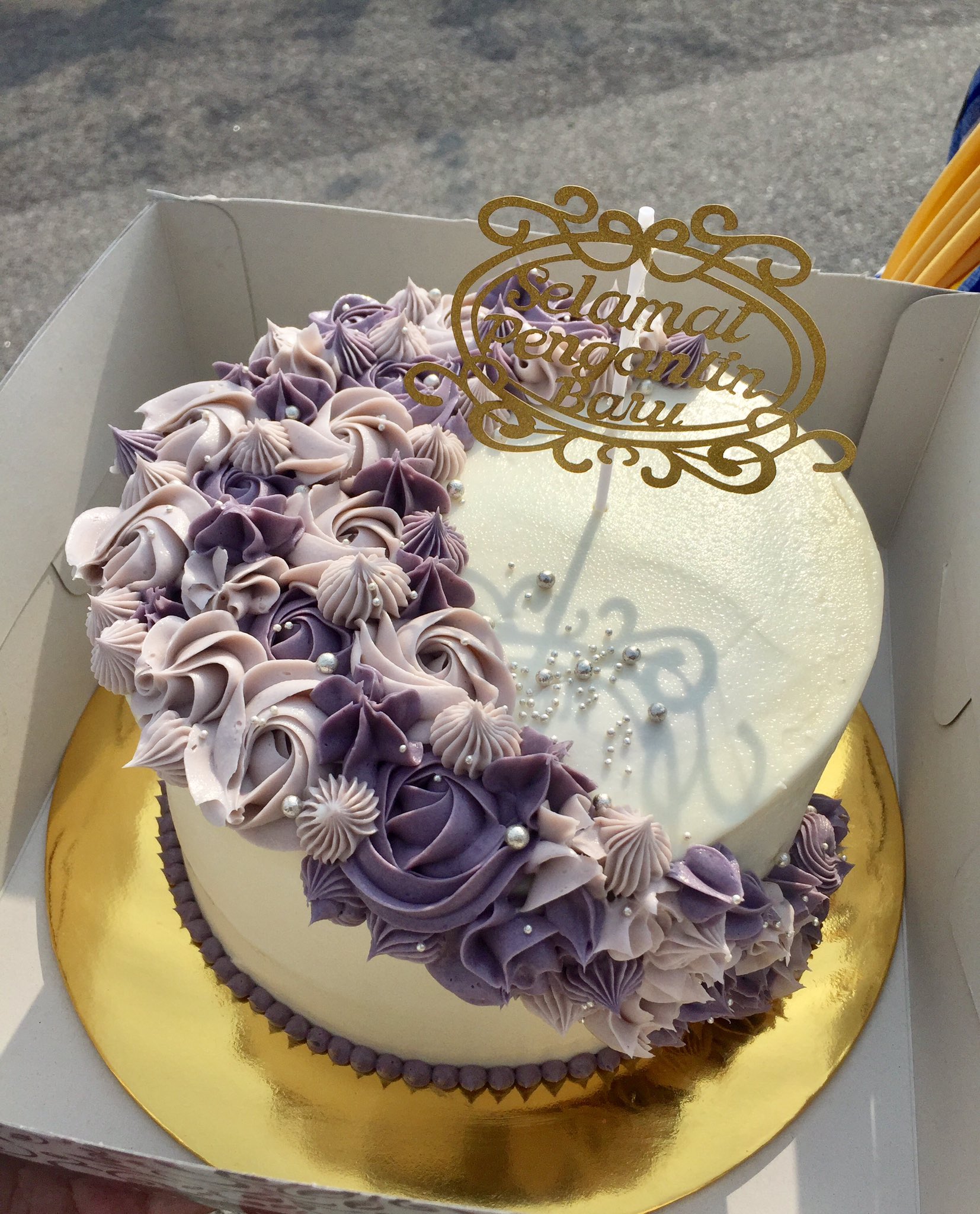 Detail Wedding Cake 1 Tingkat Nomer 12