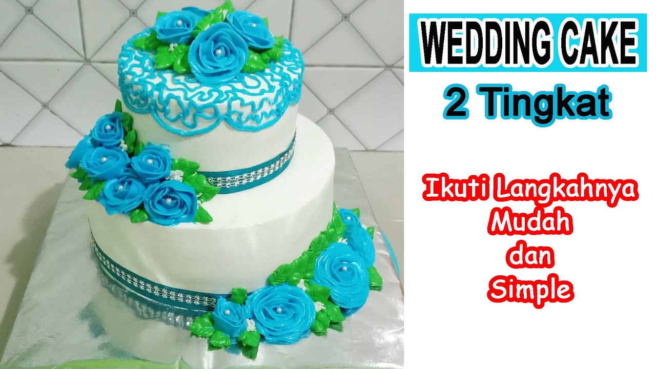 Detail Wedding Cake 2 Tingkat Nomer 3