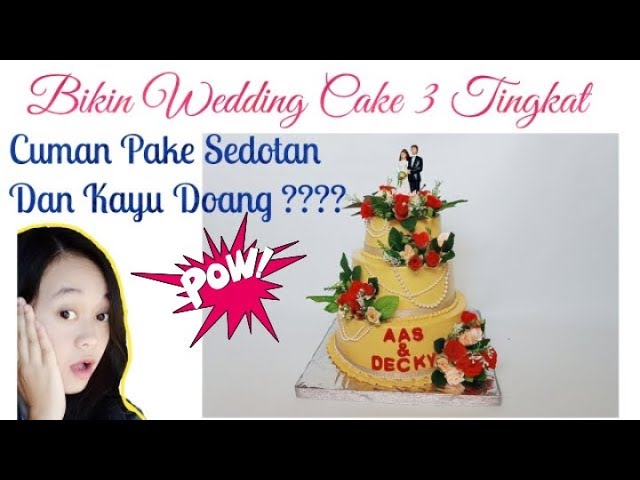 Detail Wedding Cake 3 Susun Nomer 34