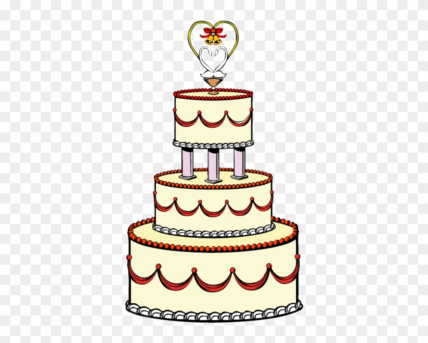 Detail Wedding Cake Clip Art Free Nomer 19