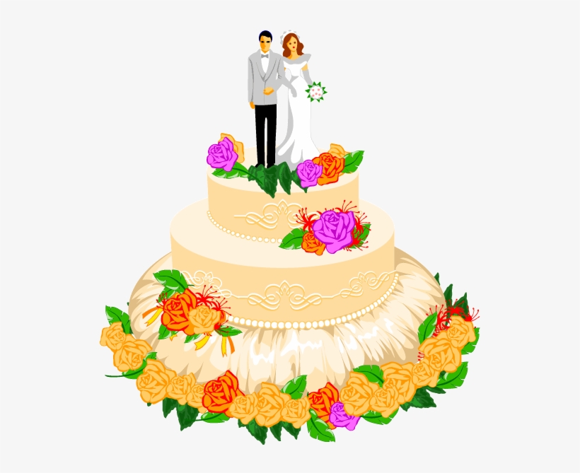Detail Wedding Cake Clip Art Free Nomer 26