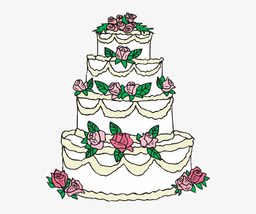 Detail Wedding Cake Clip Art Free Nomer 4