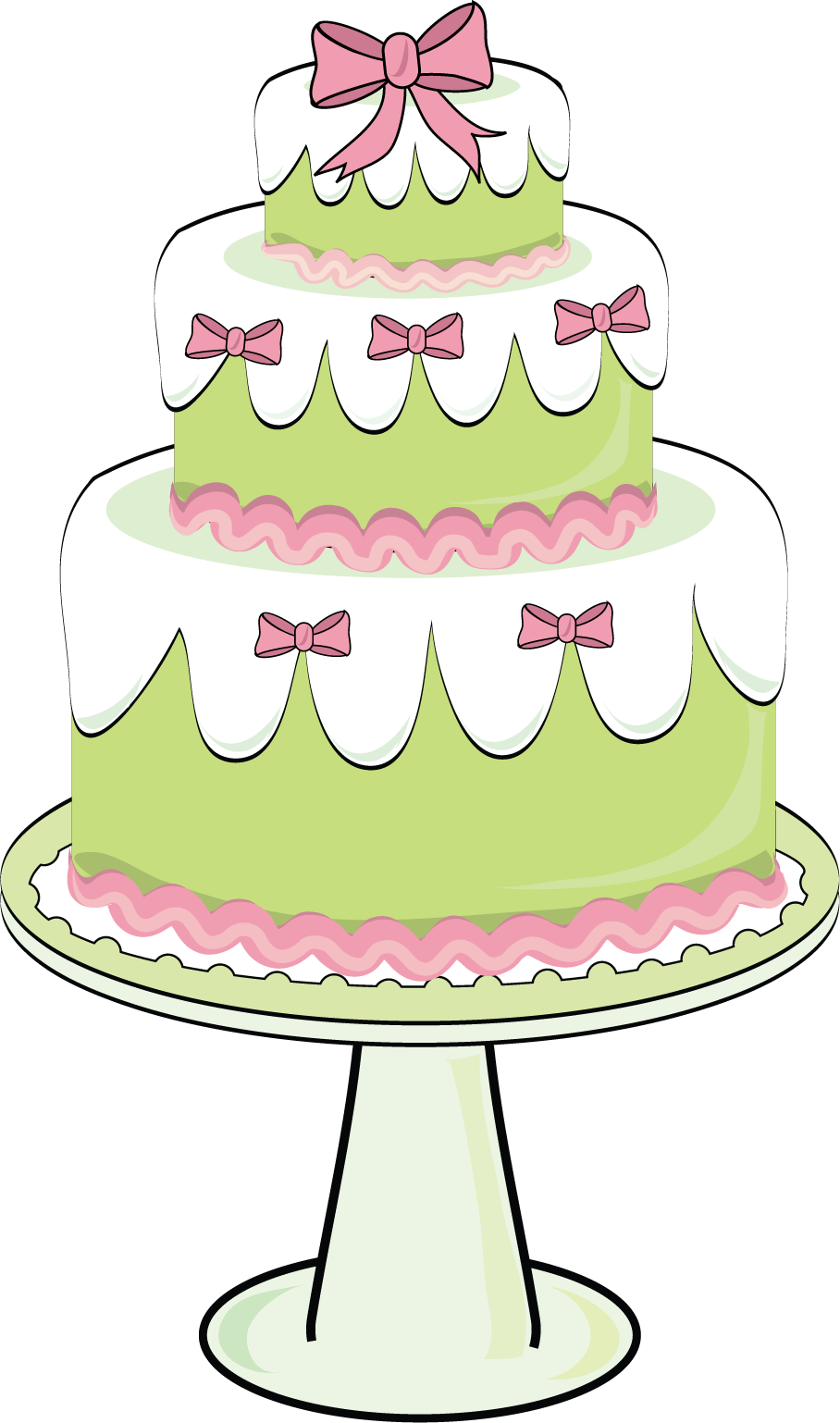 Detail Wedding Cake Clip Art Free Nomer 43