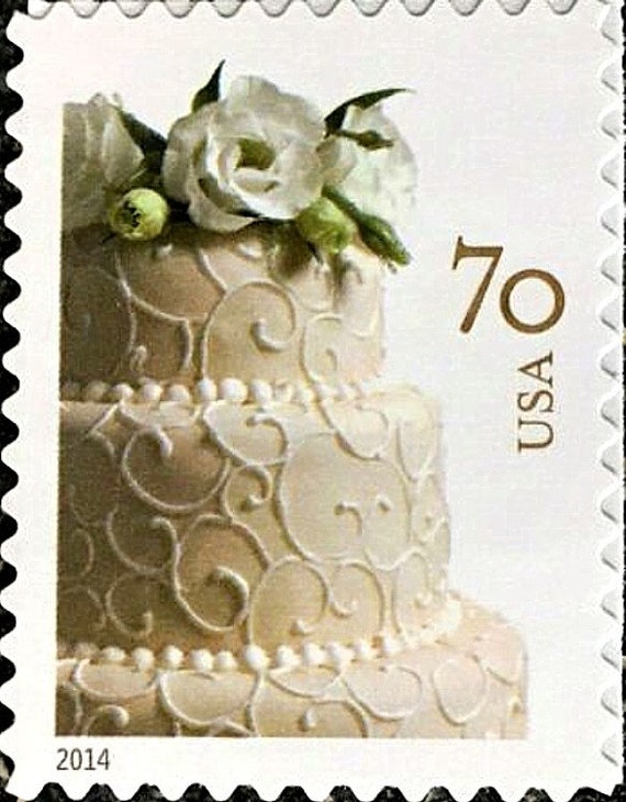 Detail Wedding Cake Postage Stamp Nomer 3