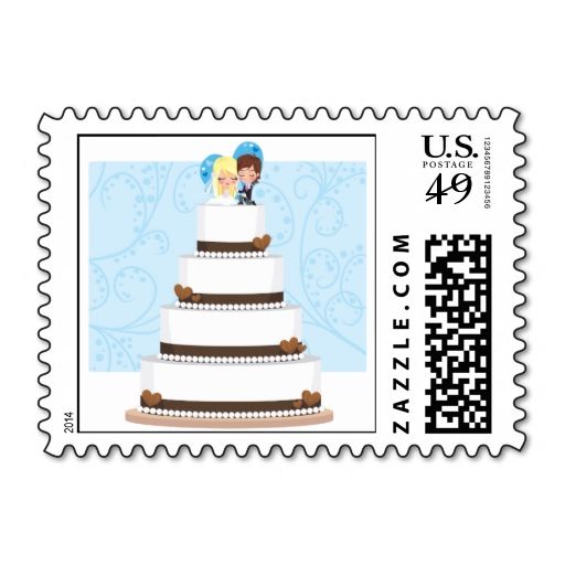 Detail Wedding Cake Postage Stamp Nomer 22