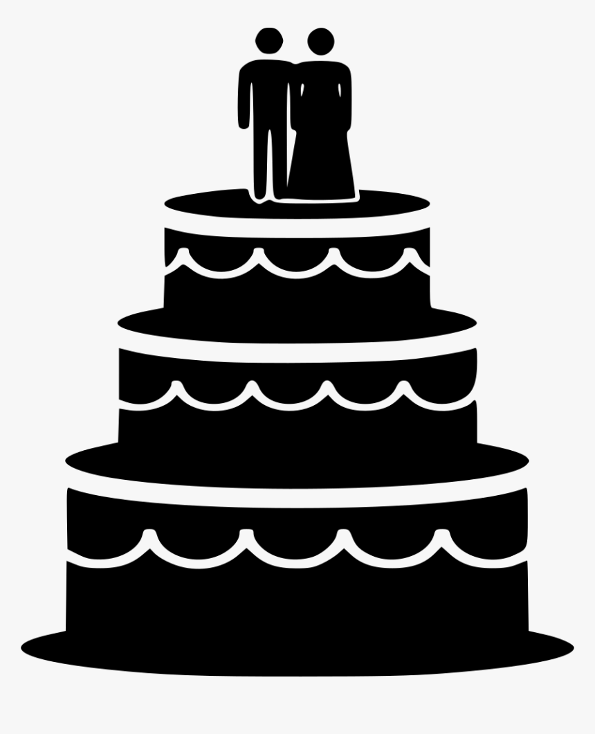 Wedding Cake Silhouette Clip Art - KibrisPDR