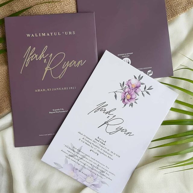 Detail Wedding Card Mewah Nomer 29