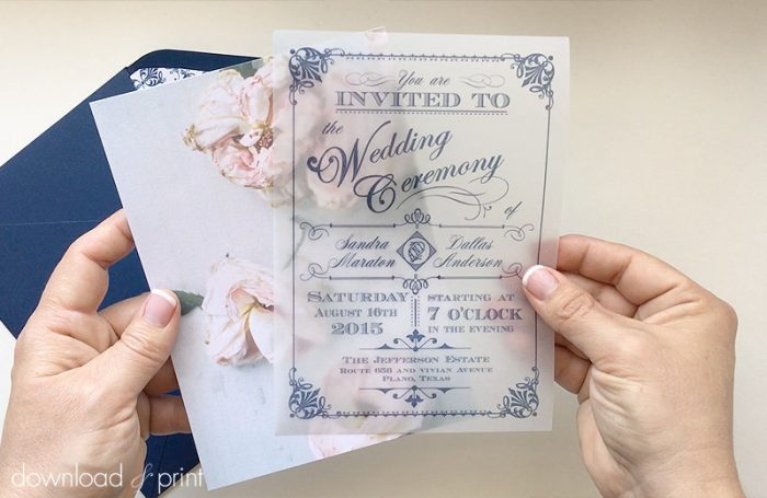 Detail Wedding Card Mewah Nomer 47