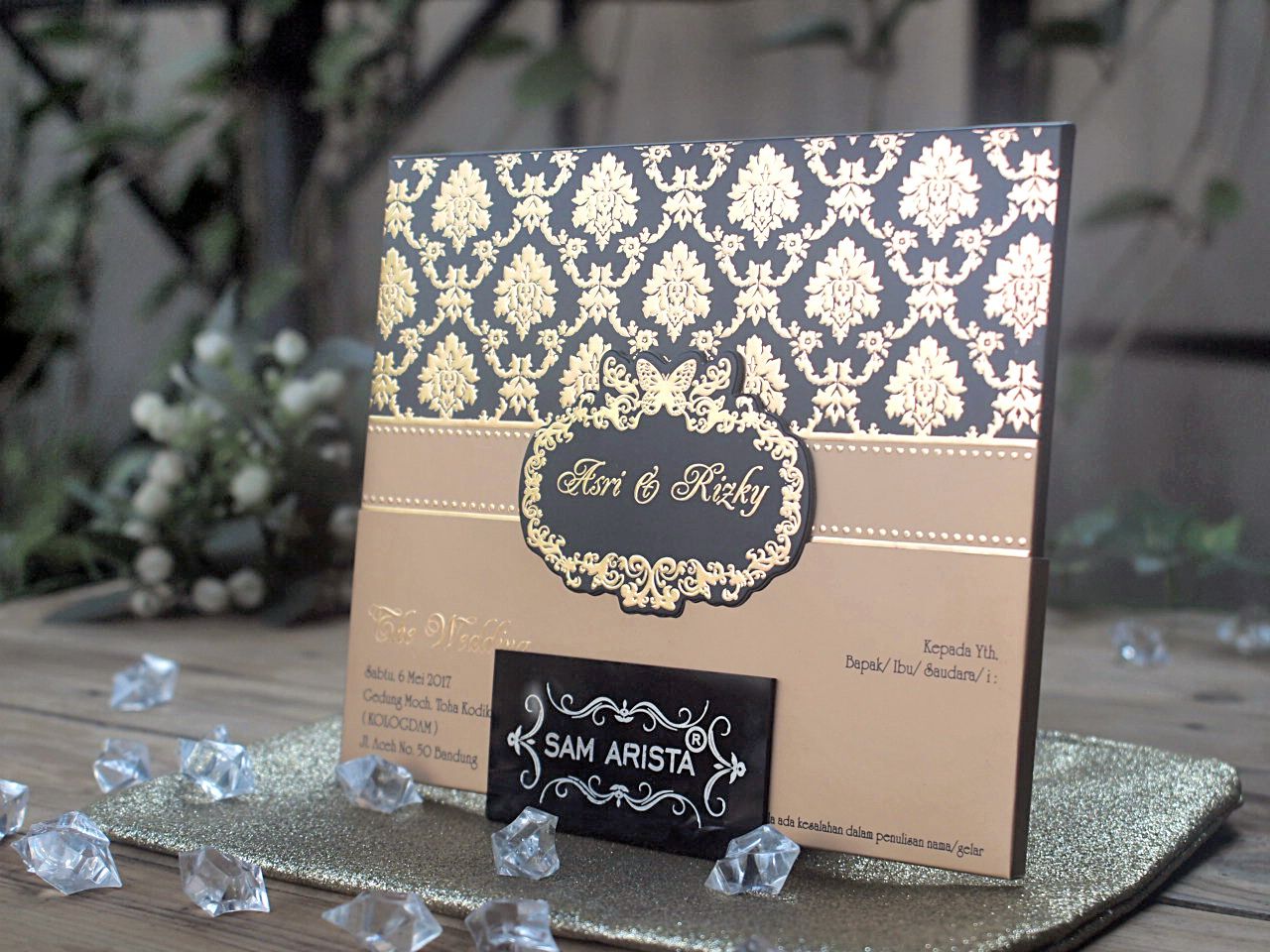 Detail Wedding Card Mewah Nomer 10