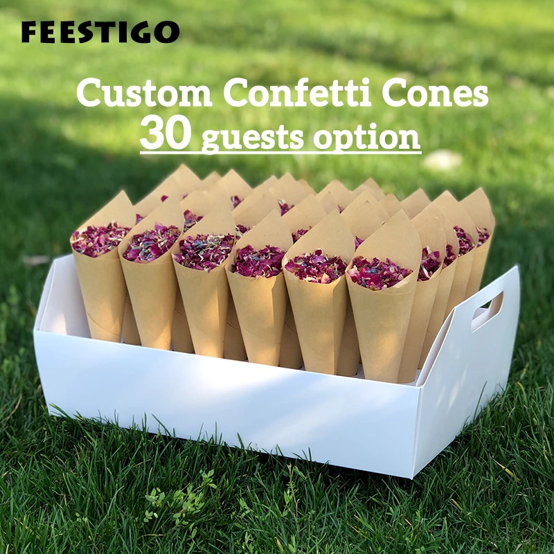 Detail Wedding Confetti Cones Nomer 50