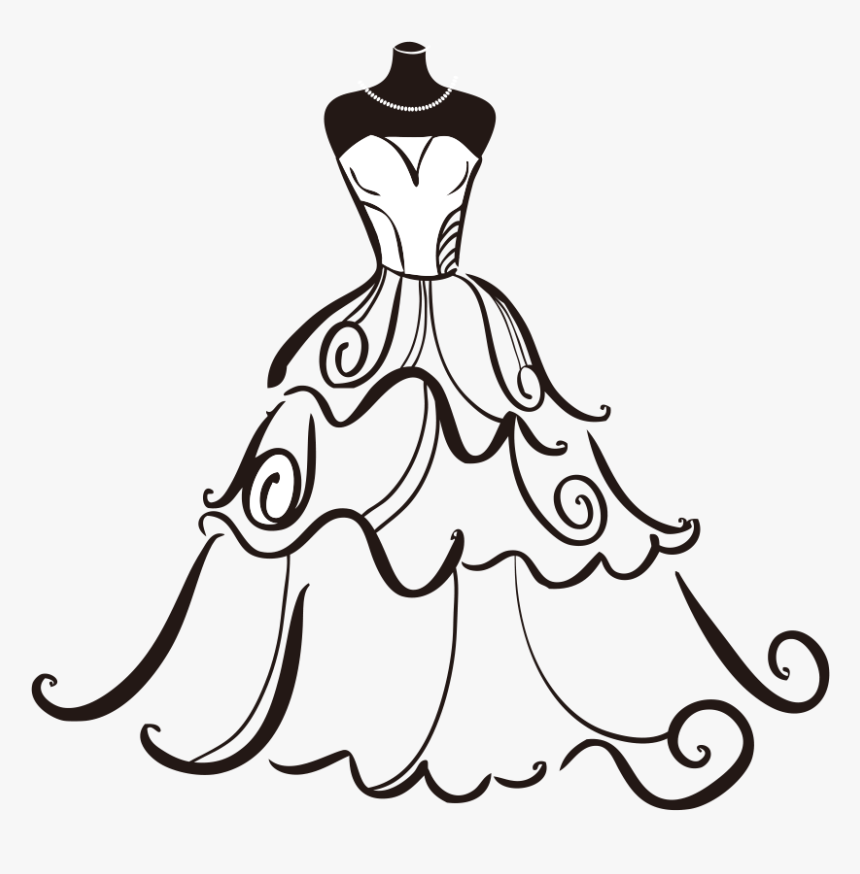 Detail Wedding Dress Transparent Background Nomer 39