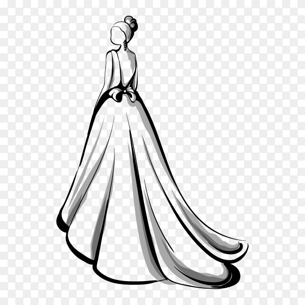 Detail Wedding Dresses Png Nomer 33