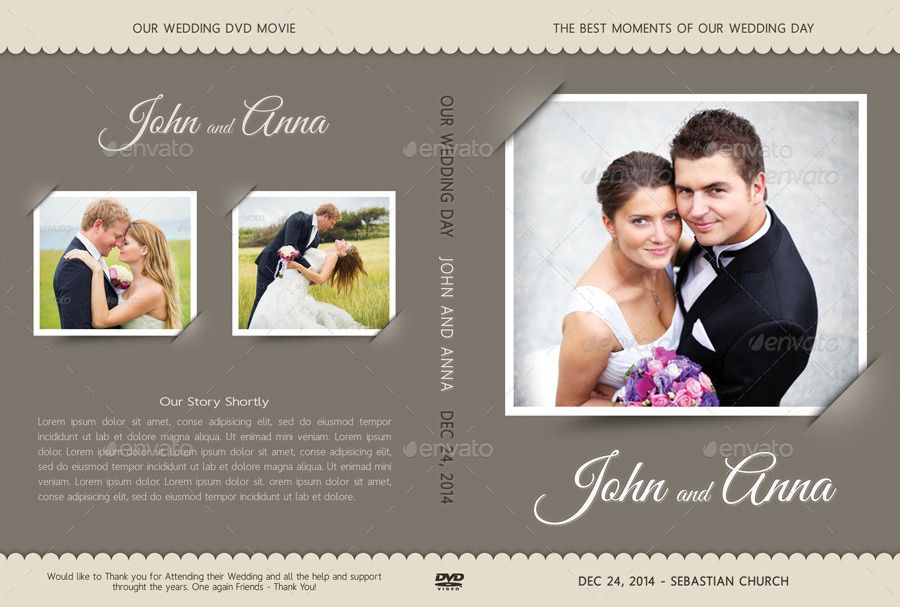 Detail Wedding Dvd Cover Template Psd Free Download Nomer 16