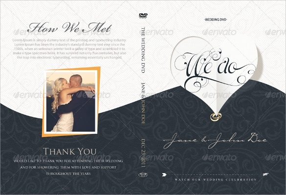 Detail Wedding Dvd Cover Template Psd Free Download Nomer 42