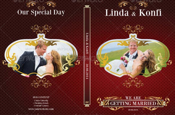 Detail Wedding Dvd Cover Template Psd Free Download Nomer 52