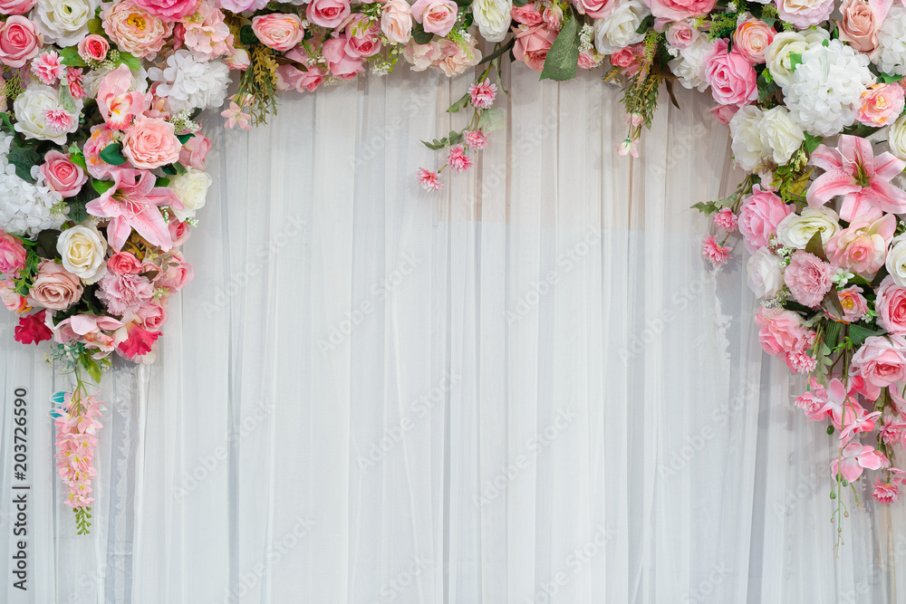 Detail Wedding Flower Background Nomer 19