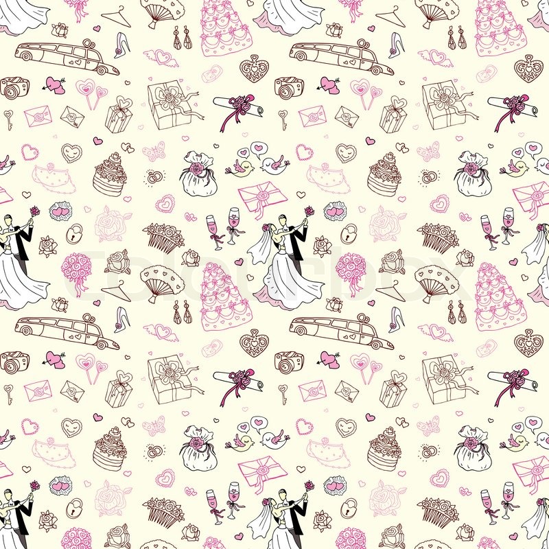 Detail Wedding Pattern Background Nomer 17