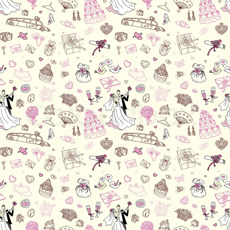 Detail Wedding Pattern Background Nomer 17