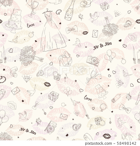 Detail Wedding Pattern Background Nomer 29