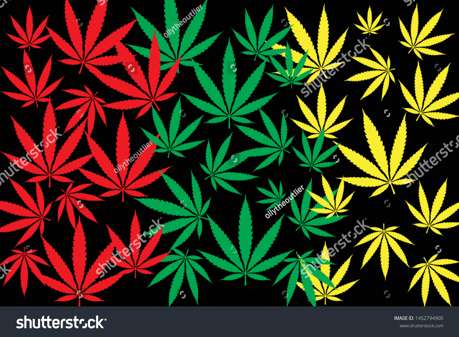 Detail Weed Leaf Background Nomer 53