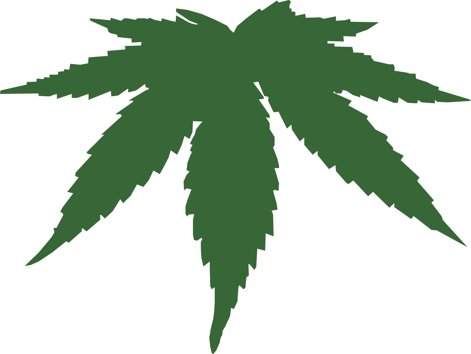Detail Weed Leaf No Background Nomer 28