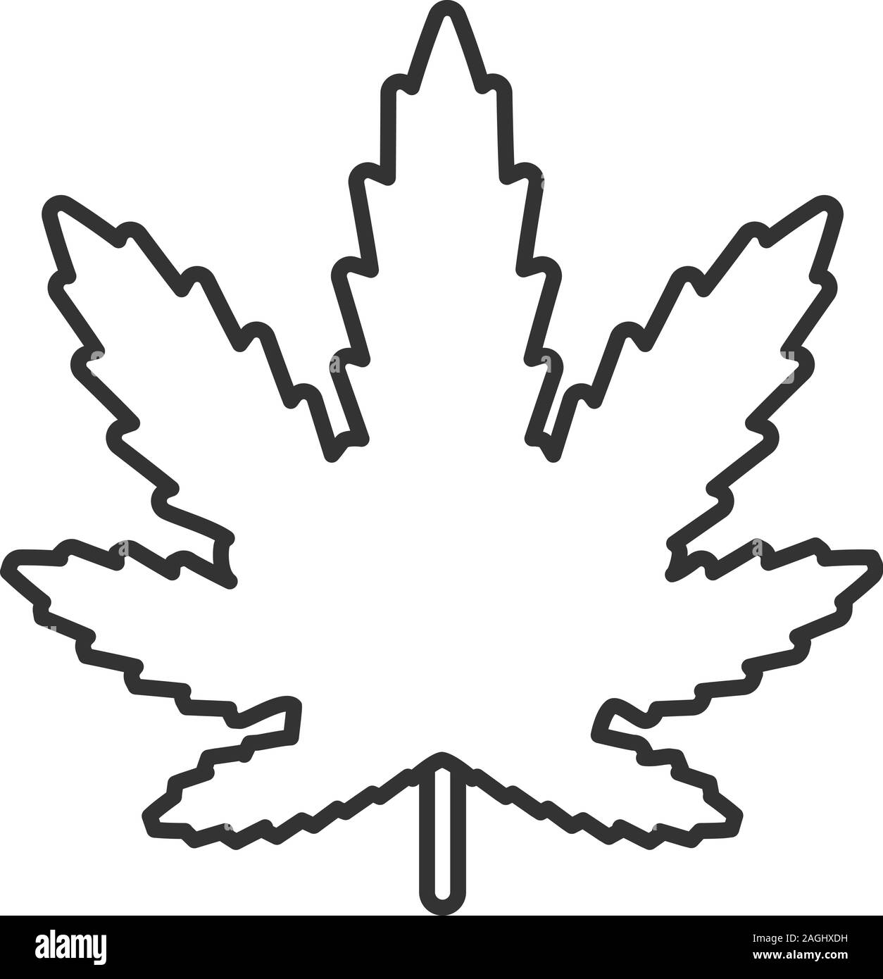 Weed Leaf Outline Drawing - 53+ Koleksi Gambar