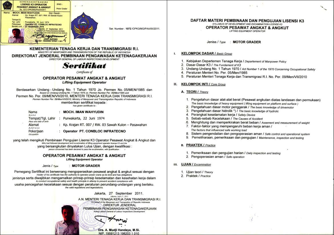 Detail Sio Surat Ijin Operator Nomer 12