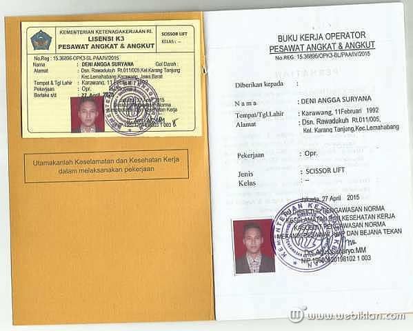 Detail Sio Surat Ijin Operator Nomer 17