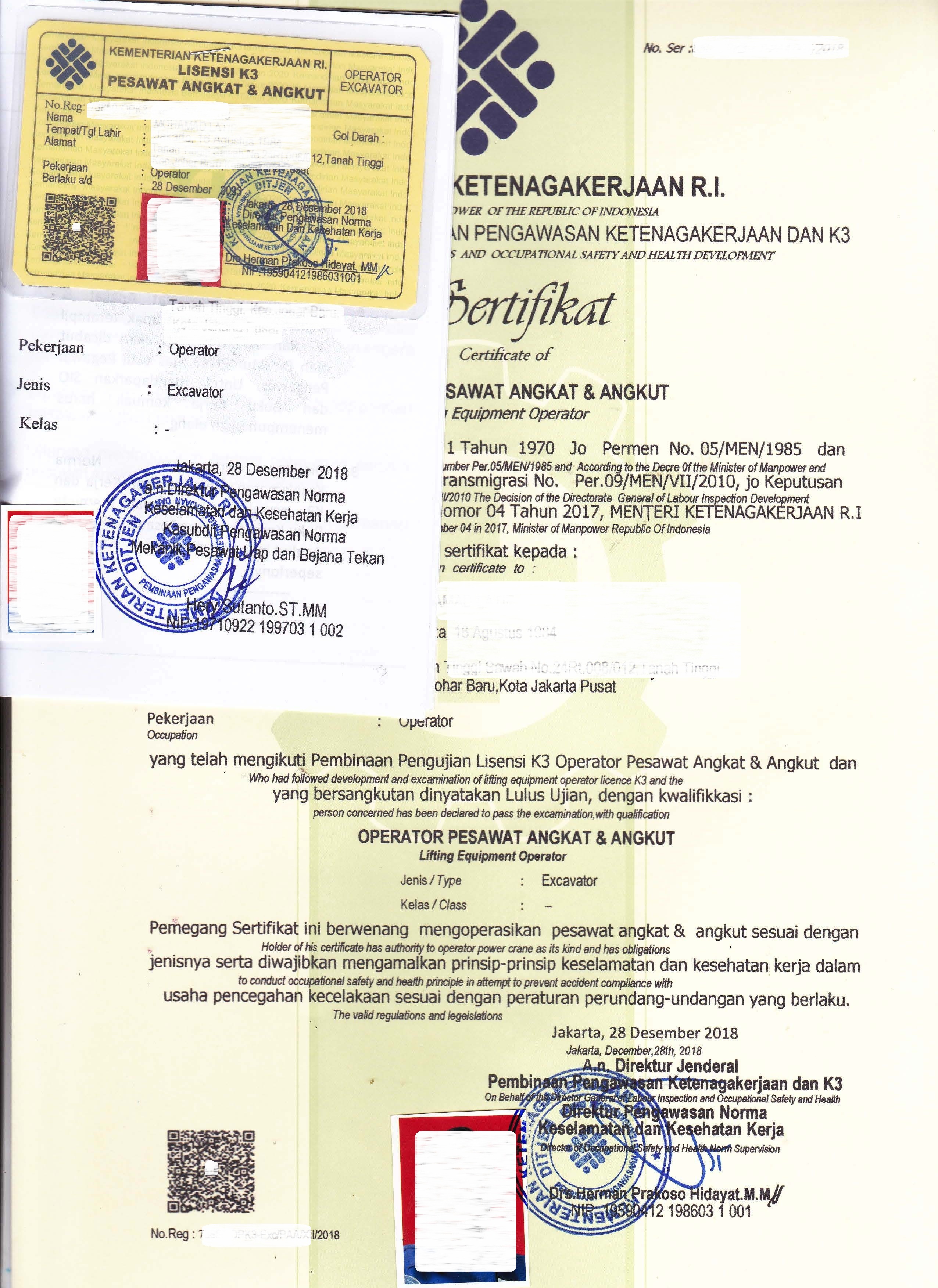 Detail Sio Surat Ijin Operator Nomer 20