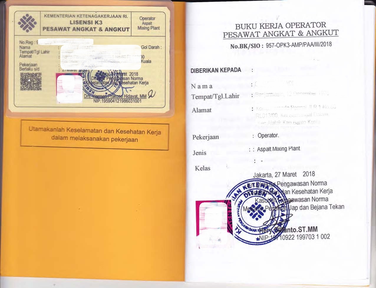 Detail Sio Surat Ijin Operator Nomer 22