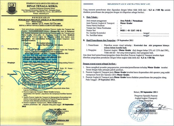 Detail Sio Surat Ijin Operator Nomer 39
