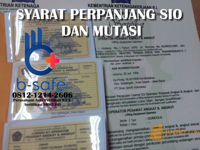 Detail Sio Surat Ijin Operator Nomer 49
