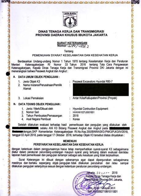 Detail Sio Surat Ijin Operator Nomer 51