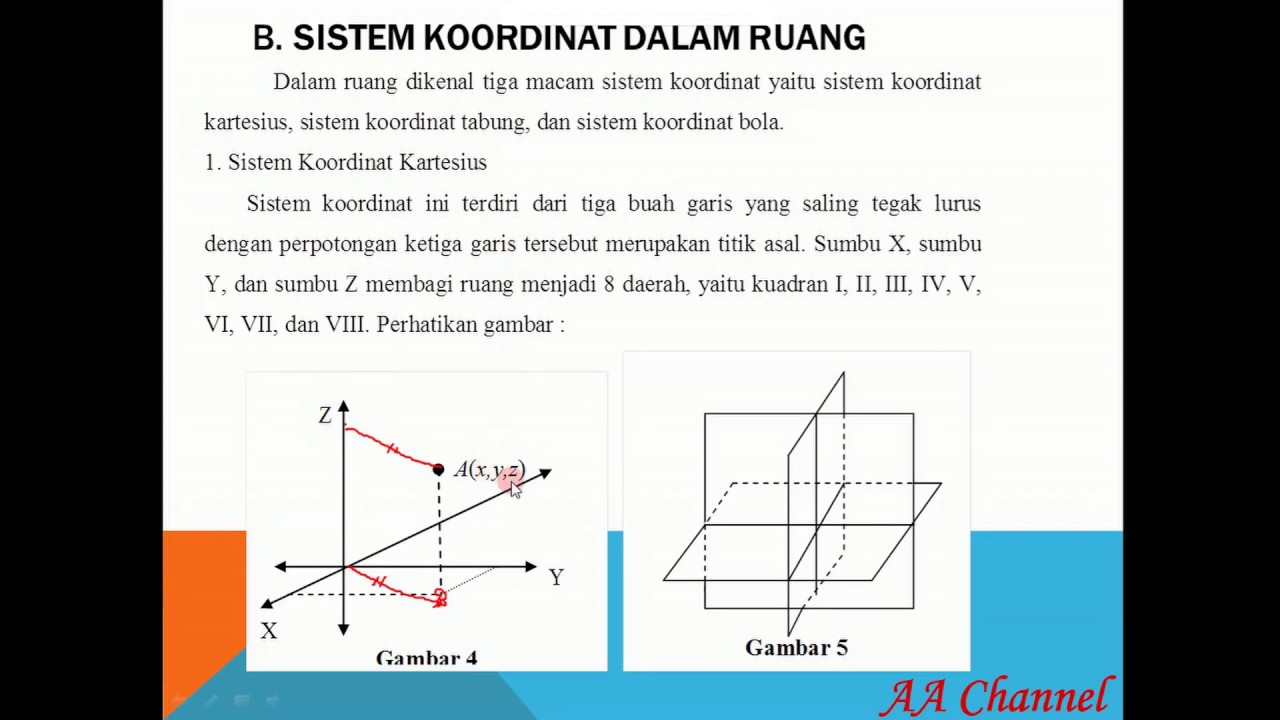 Detail Sistem Koordinat Kartesius 3 Dimensi Nomer 9