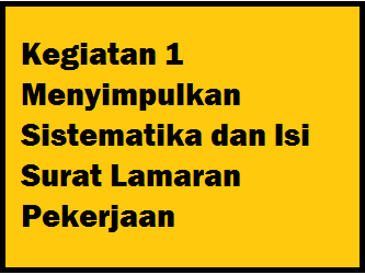 Detail Sistematika Penulisan Surat Lamaran Nomer 31