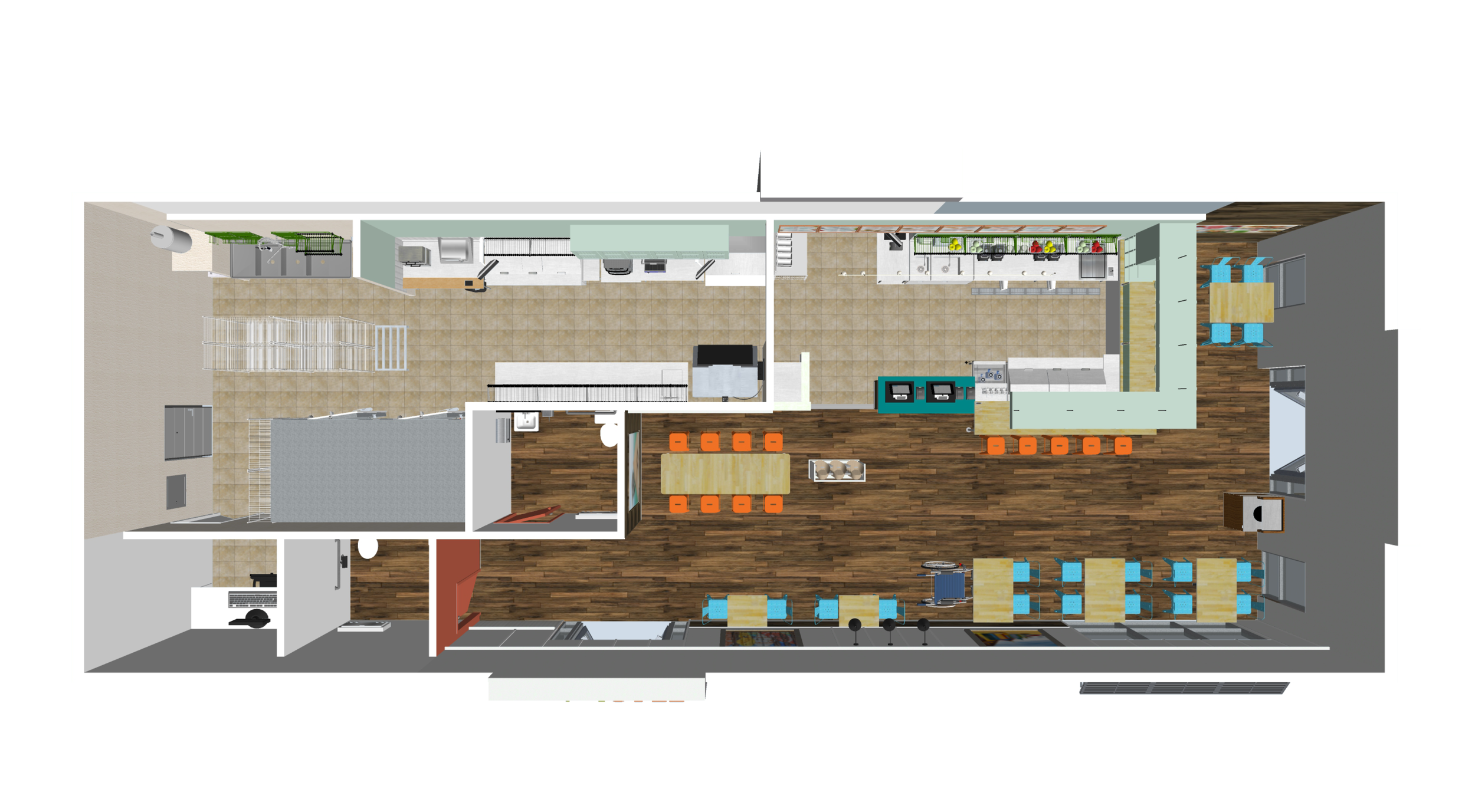 Detail Site Plan Cafe Nomer 29