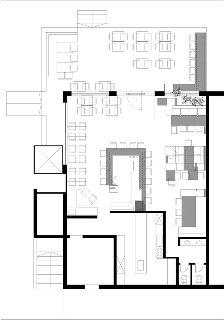 Detail Site Plan Cafe Nomer 44