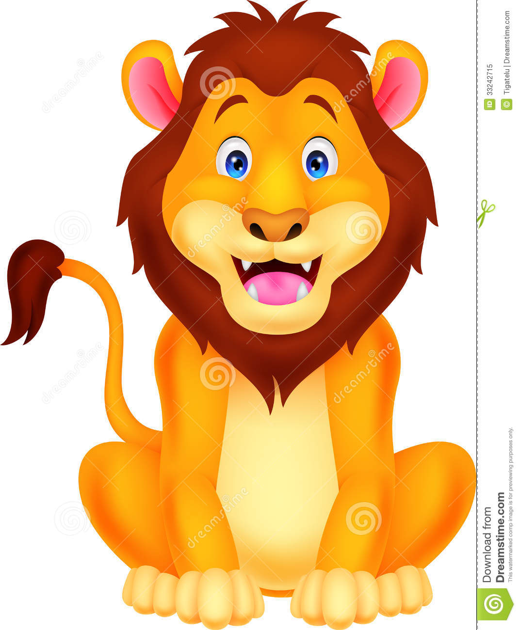 Detail Sitting Lion Clipart Nomer 14